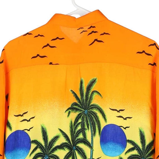 Vintage orange Pidoza Hawaiian Shirt - mens large