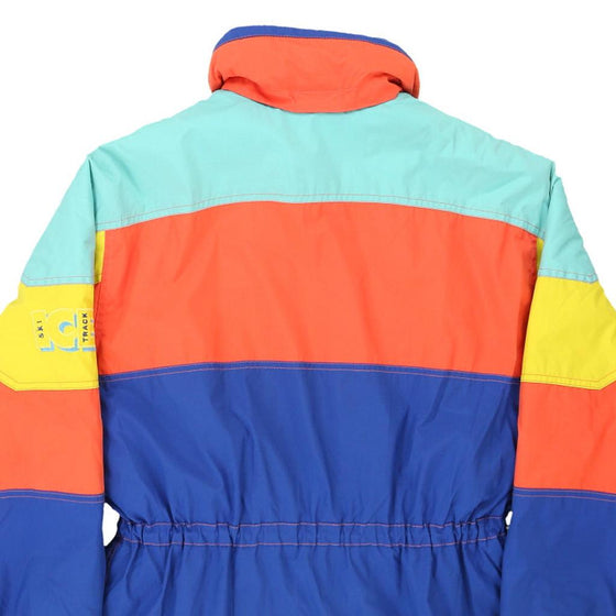 Vintage block colour Cacao Ski Jacket - womens x-large