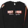 Vintage black Harley Davidson Hoodie - mens large