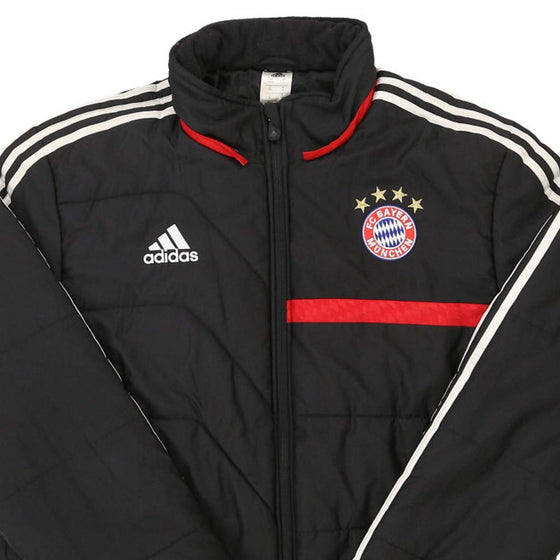 Vintage black FC Bayern Munchen  Adidas Puffer - mens xx-large