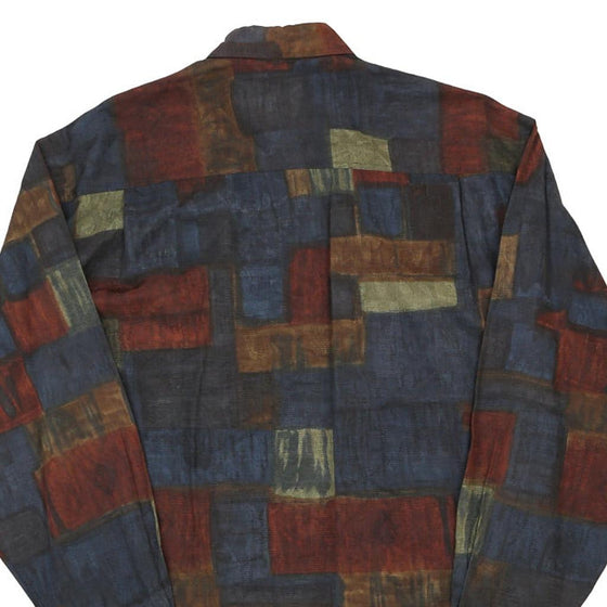 Vintage multicoloured Angelo Litrico Patterned Shirt - mens medium