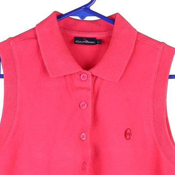 Vintage pink Conte Of Florence Polo Top - womens large