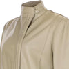 Vintage cream Cavaliere A Leather Jacket - womens large