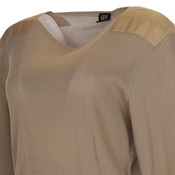 Vintage beige Gianfranco Ferre Jumper - womens x-large