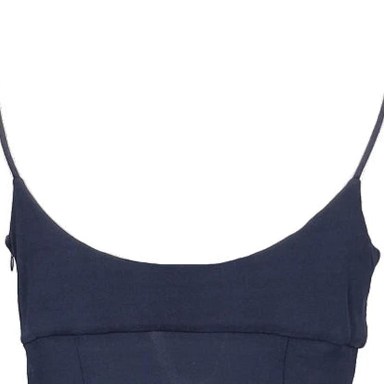 Vintage navy Cheap & Chic Moschino Strap Top - womens large