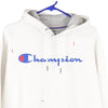 Vintage white Champion Hoodie - mens large