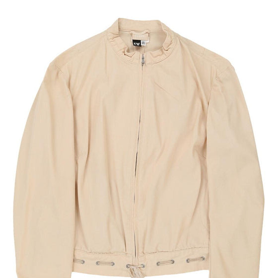 Gianfranco Ferre Jeans Jacket - Small Beige Nylon