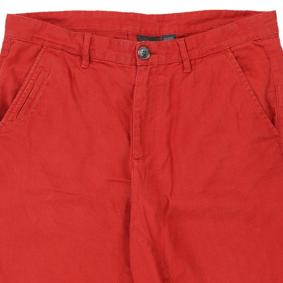 Vintage red Armani Exchange Shorts - mens 34" waist