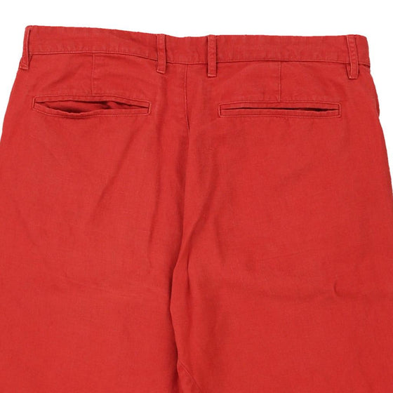 Vintage red Armani Exchange Shorts - mens 34" waist