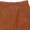 Trussardi Mini Skirt - 28W UK 8 Brown Leather