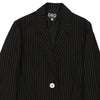 Dolce & Gabbana Striped Blazer - Small Black Cotton Blend