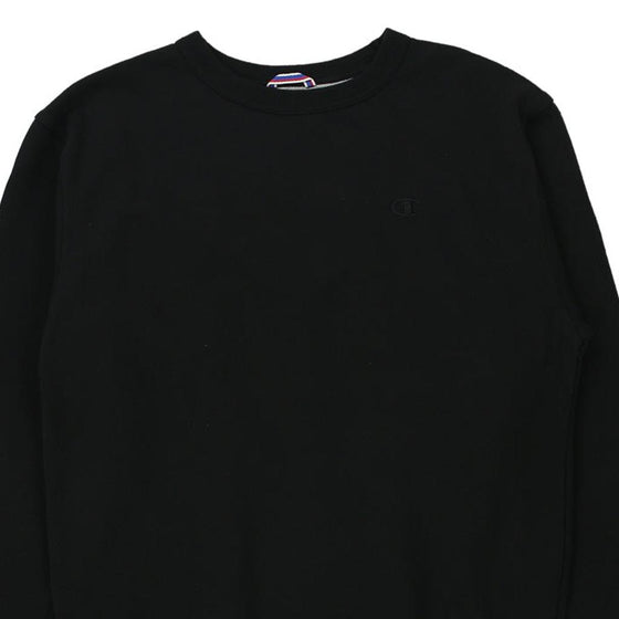 Vintage black Champion Sweatshirt - mens medium