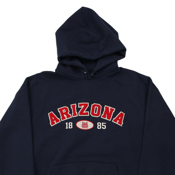 Vintage navy Arizona Champion Hoodie - mens x-large