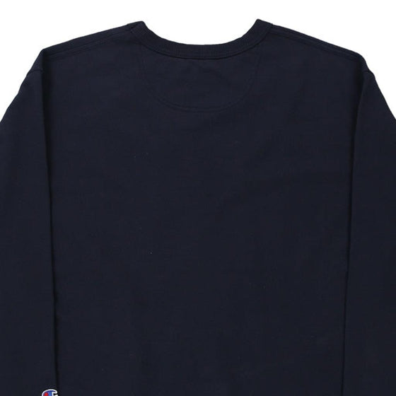 Vintage navy Champion Sweatshirt - mens x-large