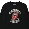 Vintage black The Rolling Stones Sweatshirt - mens medium