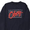 Vintage navy Propaganda Obey Sweatshirt - mens large