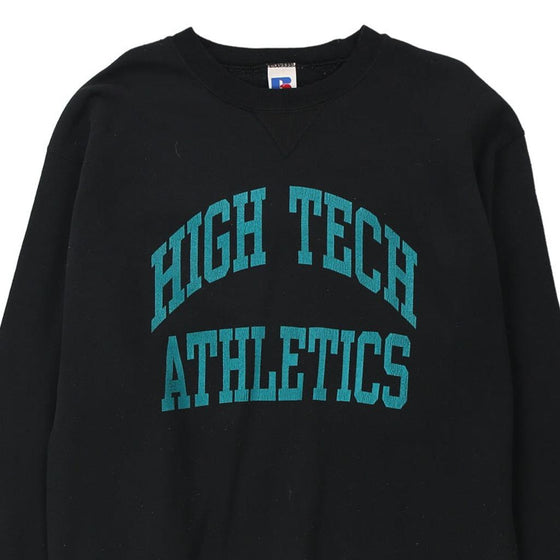 Vintage black High Tech Athletics Russell Athletic Sweatshirt - mens medium