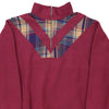 Vintage red Global Creations 1/4 Zip - womens large