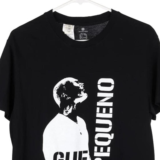 Pre-Loved black Gue Pequeno Domyos T-Shirt - mens small