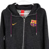 Vintage black FC Barcelona Nike Hoodie - mens medium