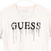 Pre-Loved white Guess T-Shirt - mens large