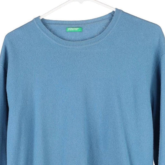 Vintage blue Benetton Jumper - womens large