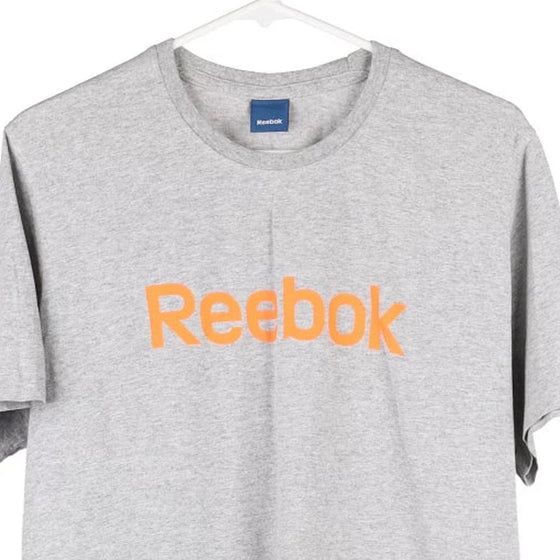 Vintage grey Reebok T-Shirt - mens medium