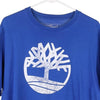 Pre-Loved blue Timberland T-Shirt - mens large