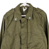 Vintage khaki Italian Army Unbranded Jacket - mens x-large