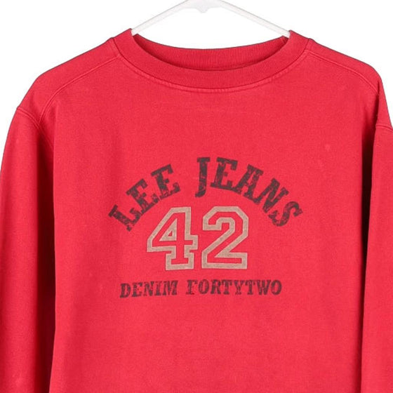 Vintage red Lee Sweatshirt - mens medium