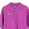 Vintage purple Kappa Polo Shirt - mens x-large