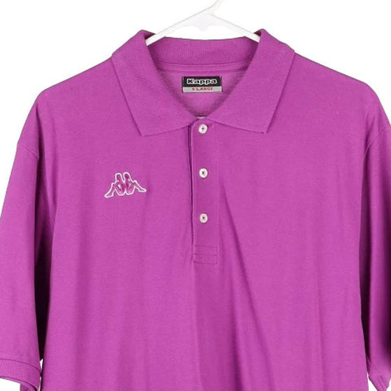 Vintage purple Kappa Polo Shirt - mens x-large