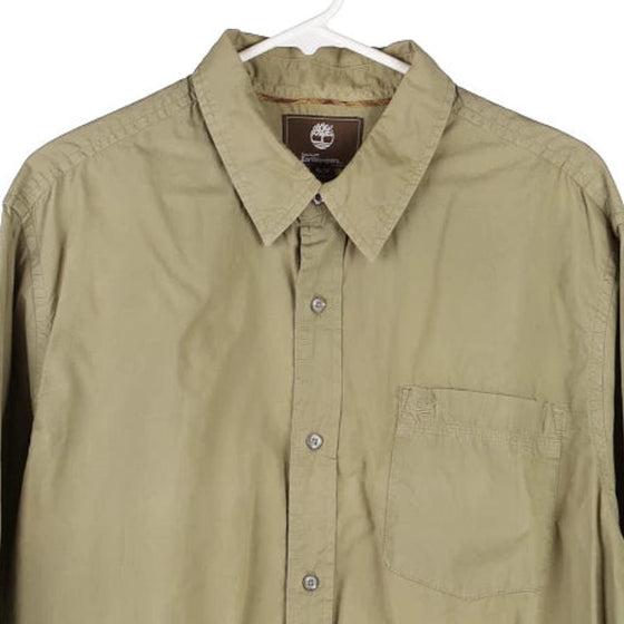 Vintage khaki Timberland Shirt - mens x-large