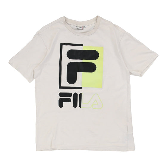 Vintage Fila T-Shirt - XS White Cotton t-shirt Fila   