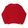 Vintage Arrow Jumper - Large Red Cotton jumper Arrow   