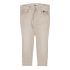 Starlet Guess Skinny Jeans - 32W UK 8 Cream Cotton jeans Guess   