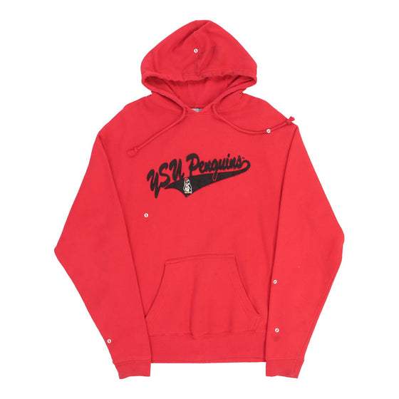 Vintage J. America Hoodie - Medium Red Cotton Blend hoodie J. America   