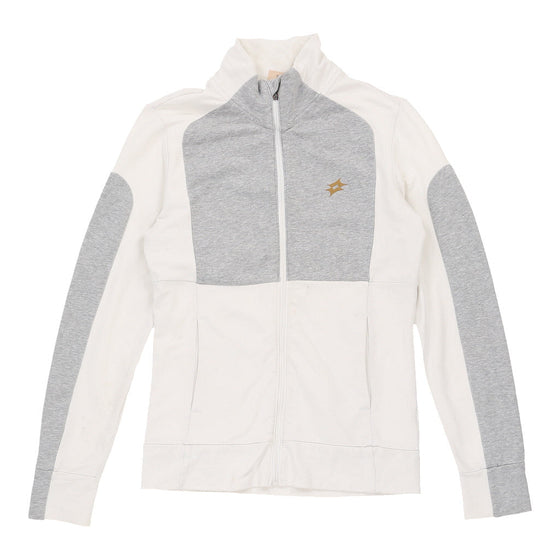 Lotto Zip Up - Medium White Cotton Blend zip up Lotto   