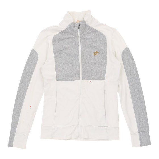 Lotto Zip Up - Medium White Cotton Blend zip up Lotto   