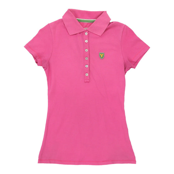 Think Pink Polo Shirt - Small Pink Cotton polo shirt Think Pink   