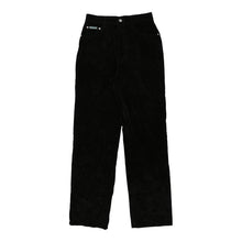  Vintage Bicycle Cord Trousers - 27W UK 10 Black Cotton cord trousers Bicycle   