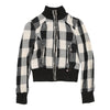 Max Checked Jacket - Small Black & White Cotton Blend jacket Max   