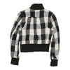 Max Checked Jacket - Small Black & White Cotton Blend jacket Max   