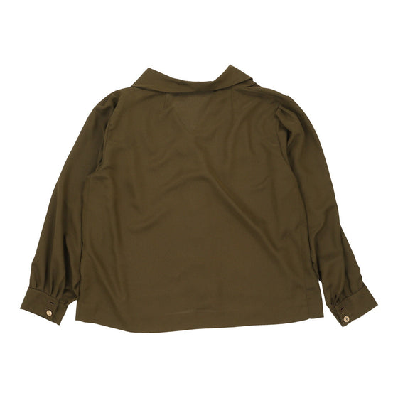 Unbranded Shirt - XL Khaki Polyester shirt Unbranded   