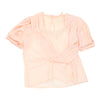 Julie Tess Blouse - Small Pink Polyester blouse Julie Tess   