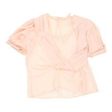  Julie Tess Blouse - Small Pink Polyester blouse Julie Tess   