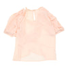 Julie Tess Blouse - Small Pink Polyester blouse Julie Tess   