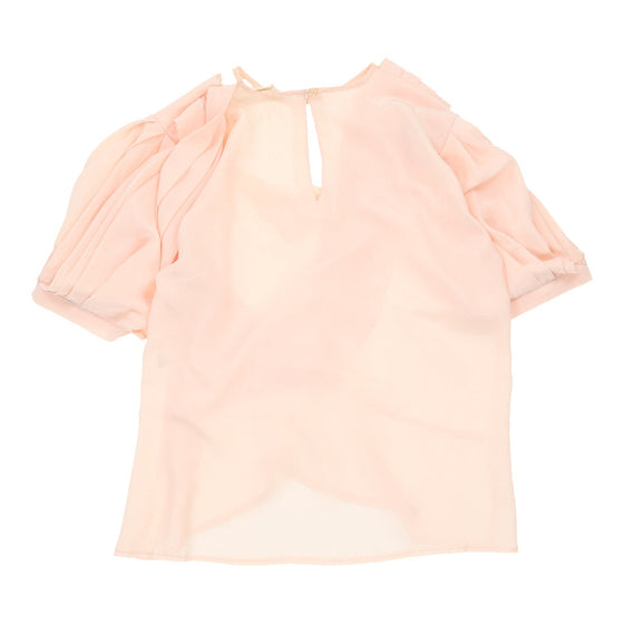 Julie Tess Blouse - Small Pink Polyester blouse Julie Tess   