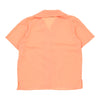 Blu Moda Embroidered Short Sleeve Shirt - XL Orange Polyester short sleeve shirt Blu Moda   