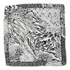 Emilya Animal print Scarf - No Size Black & White Polyester scarf Emilya   